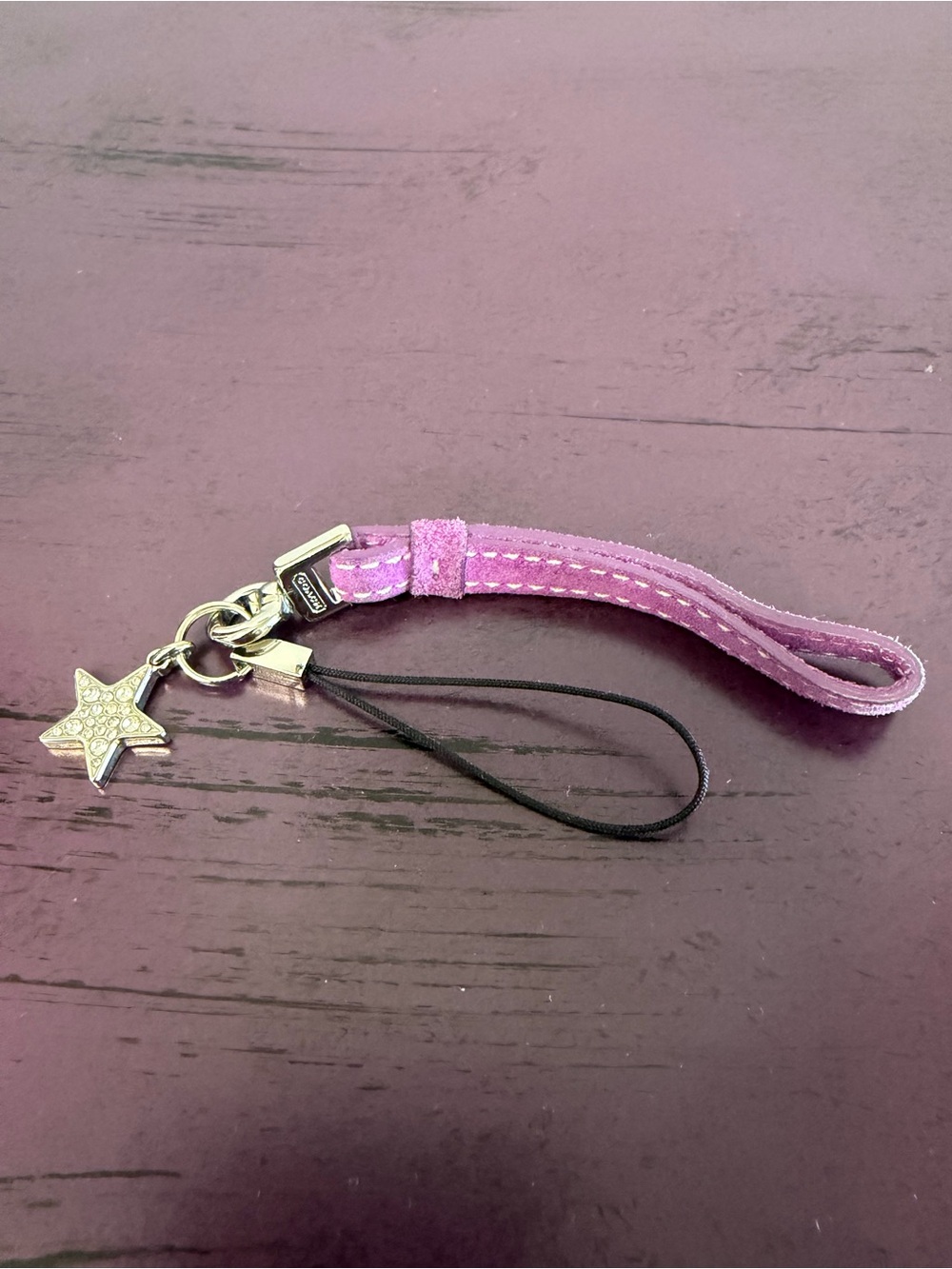 Coach Kids Pink Star Charm